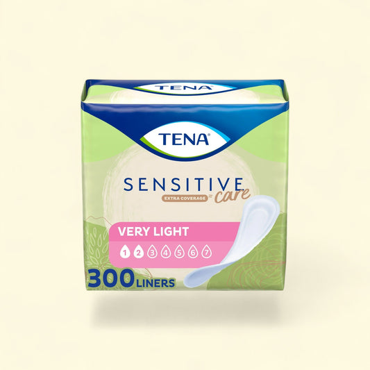 Tena Sensitive Care Extra Coverage Very Light Bladder Leakage Liner... — authentic US product shipped worldwide by Treatspree