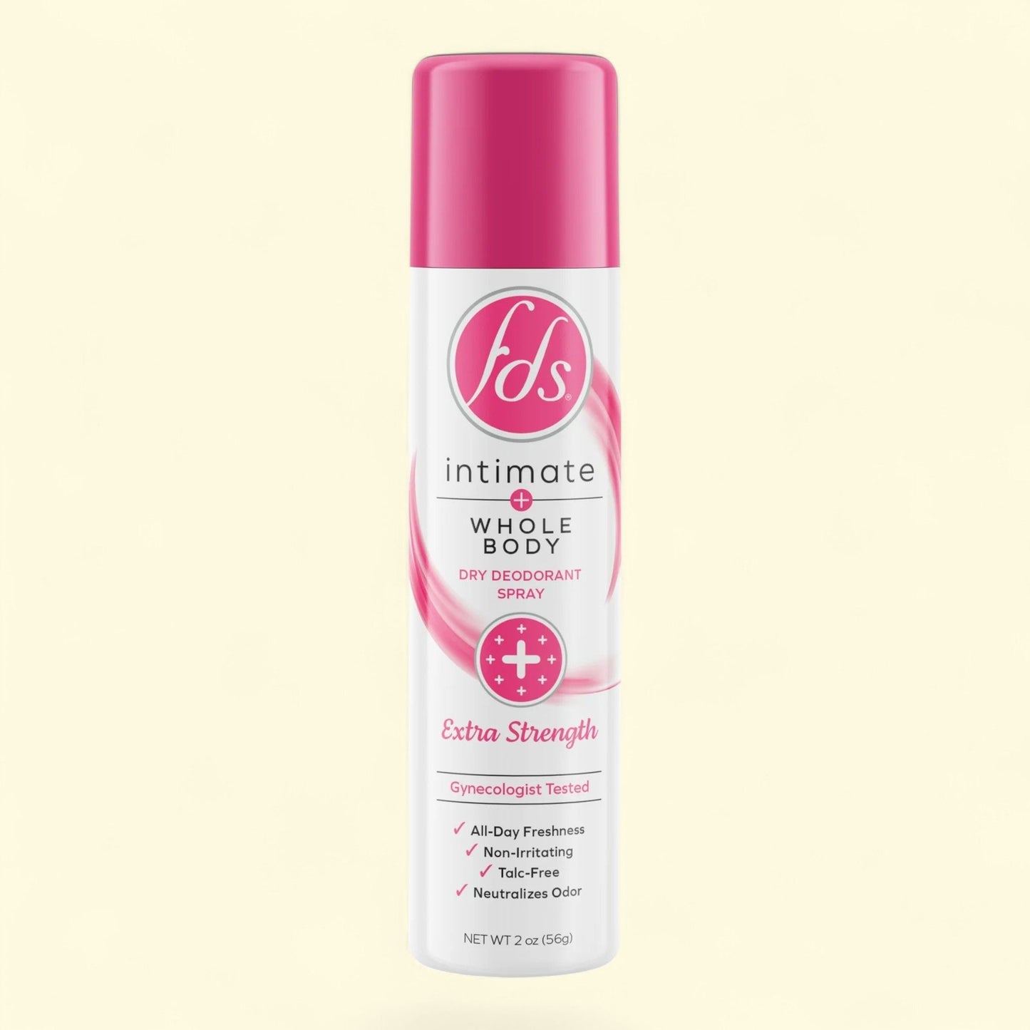 FDS Intimate + Body Dry Deodorant Spray, Extra Strength, 2 oz