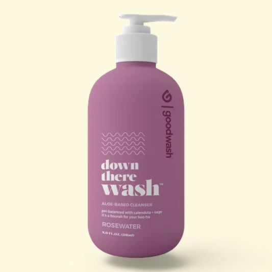 Goodwipes Down There Wash, Feminine Hygiene Wash, Rosewater Scented, 8.5oz