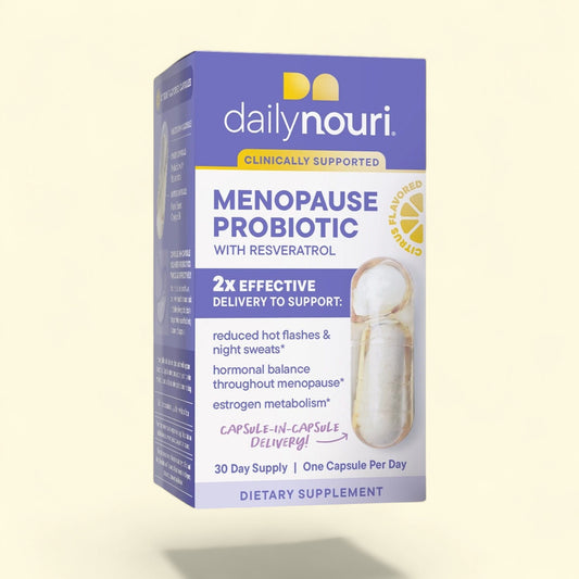 Daily Nouri Menopause Probiotic, 30 Day Supply — authentic US product shipped worldwide by Treatspree