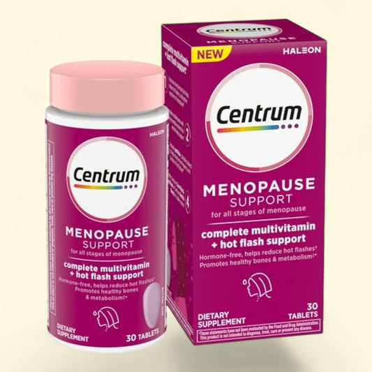 Centrum Menopause Support Complete Womens Multivitamin Supplement, Tablets, 30 Count