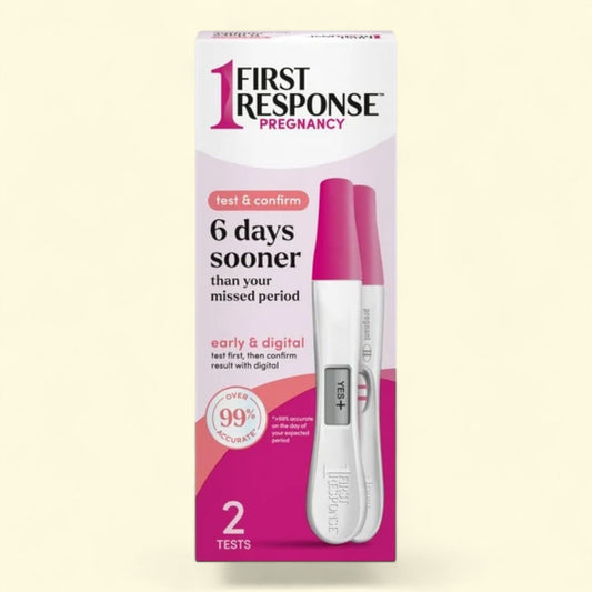 First Response Pregnancy Test, 1 Line Test and 1 Digital Test Pack, 2 tests
