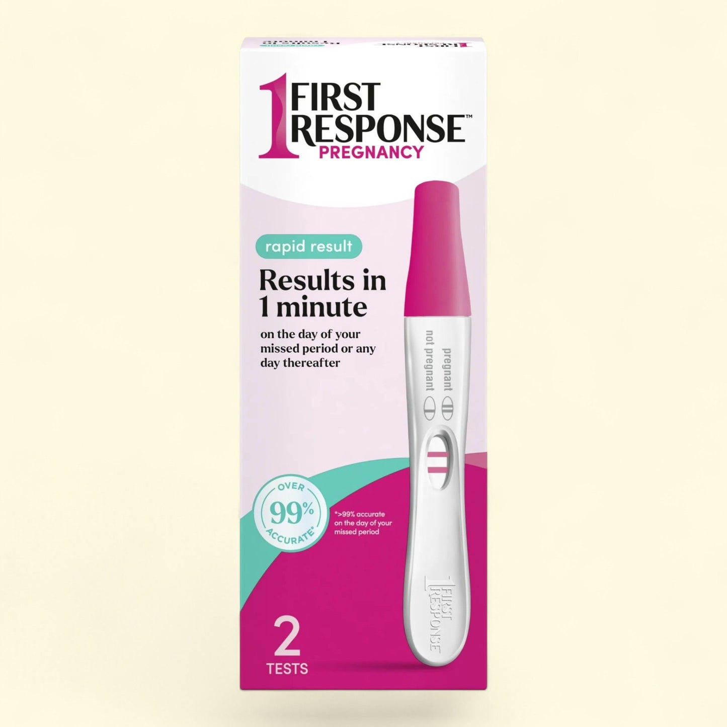 First Response Rapid Result Pregnancy Test, 2 Pack