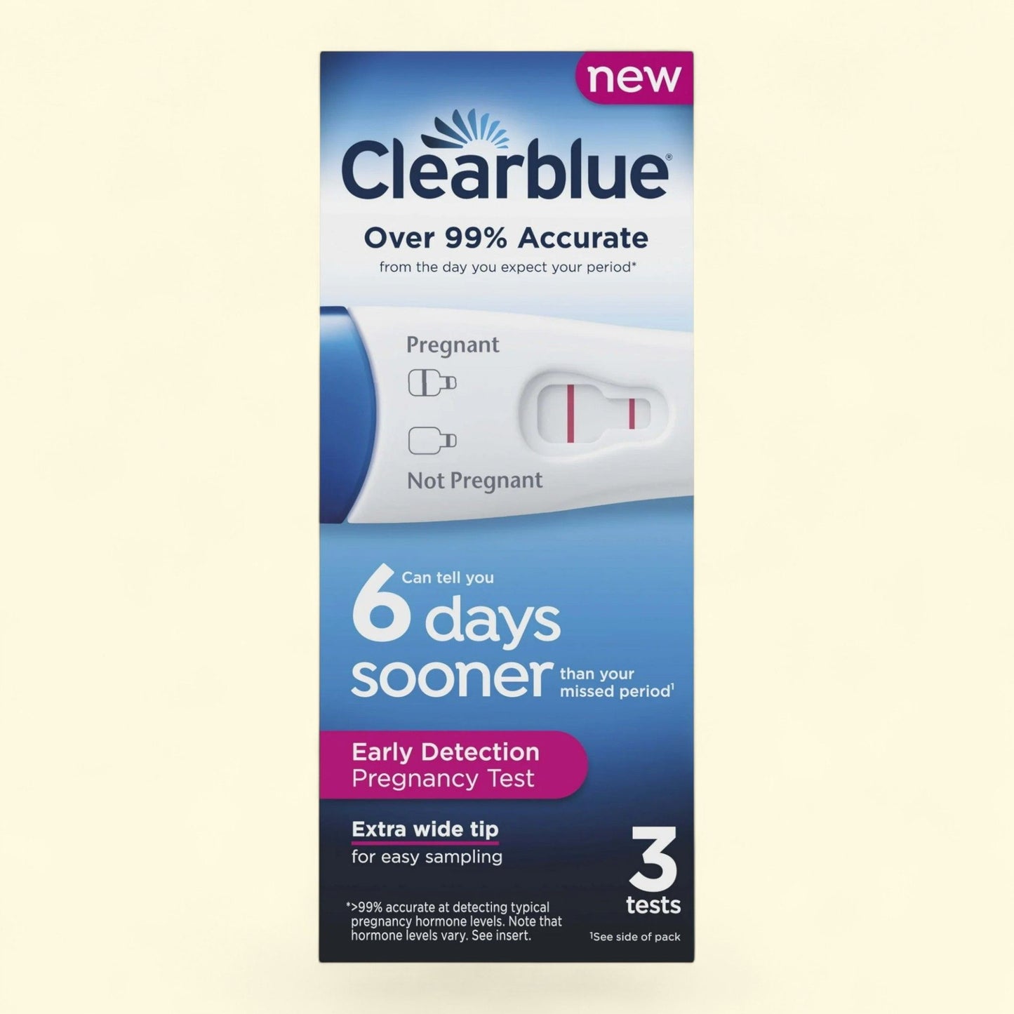 Clearblue Early Detection Pregnancy Test, 3 Tests — authentic US product shipped worldwide by Treatspree