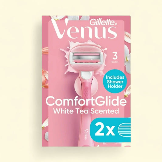 Venus ComfortGlide Razor, 3 blades, Manual, Handle and 2 Blade Refi... — authentic US product shipped worldwide by Treatspree