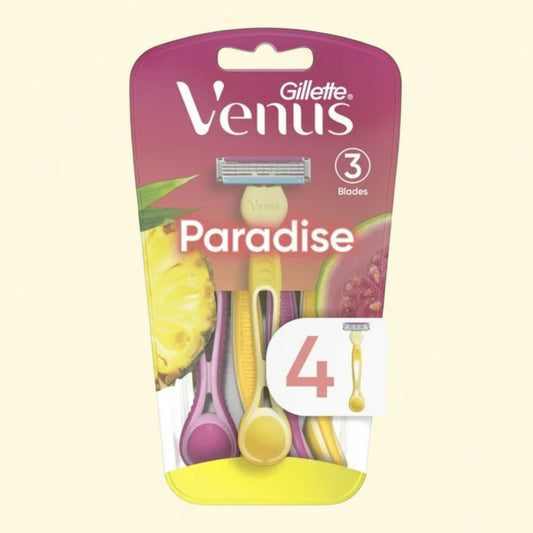 Venus Simply3 Disposable Razor, 4 Count — authentic US product shipped worldwide by Treatspree