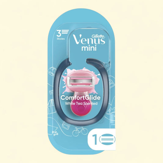 Gillette Venus Women's Razor Handle with 1 ComfortGlide White Tea S... — authentic US product shipped worldwide by Treatspree