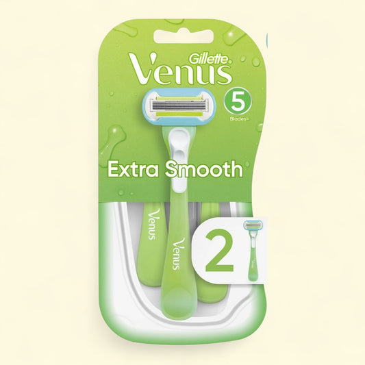 Gillette Venus Extra Smooth Disposable Razors, 2 Count — authentic US product shipped worldwide by Treatspree