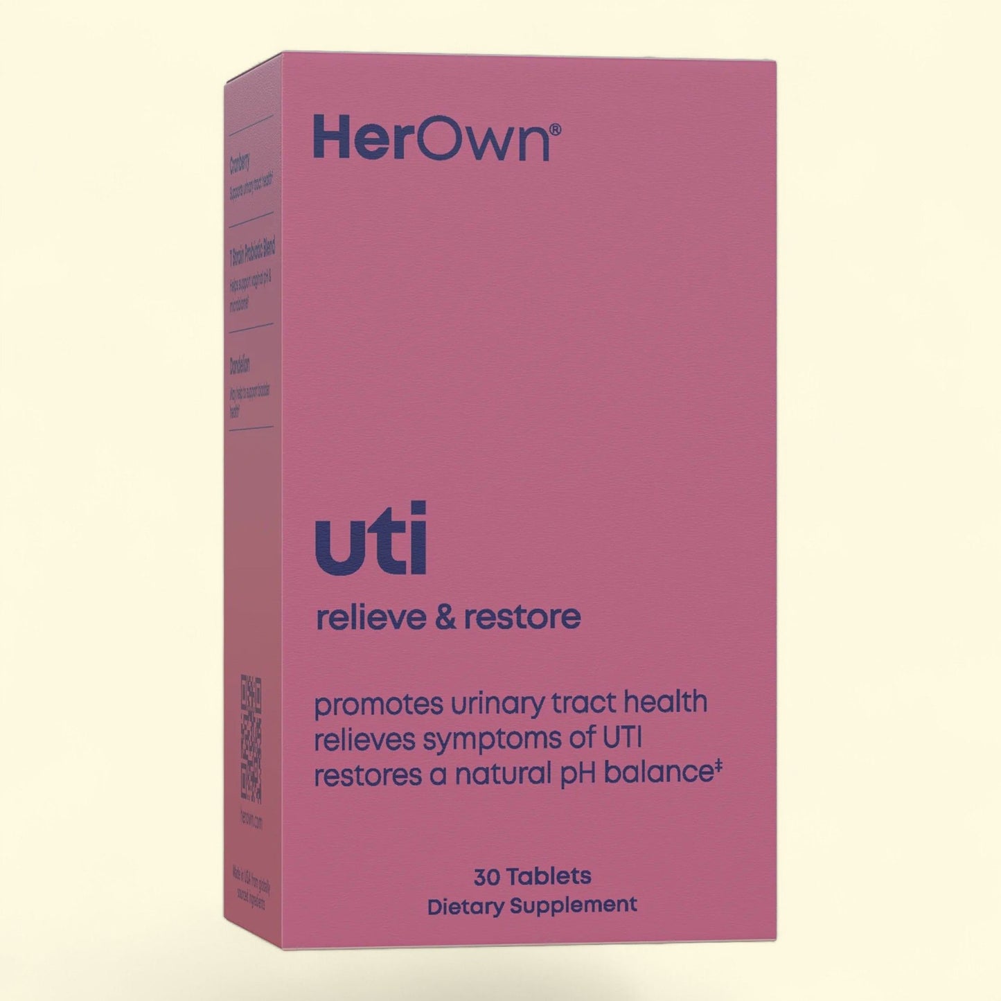 Her Own UTI Supplement Tablets, 30 Ct