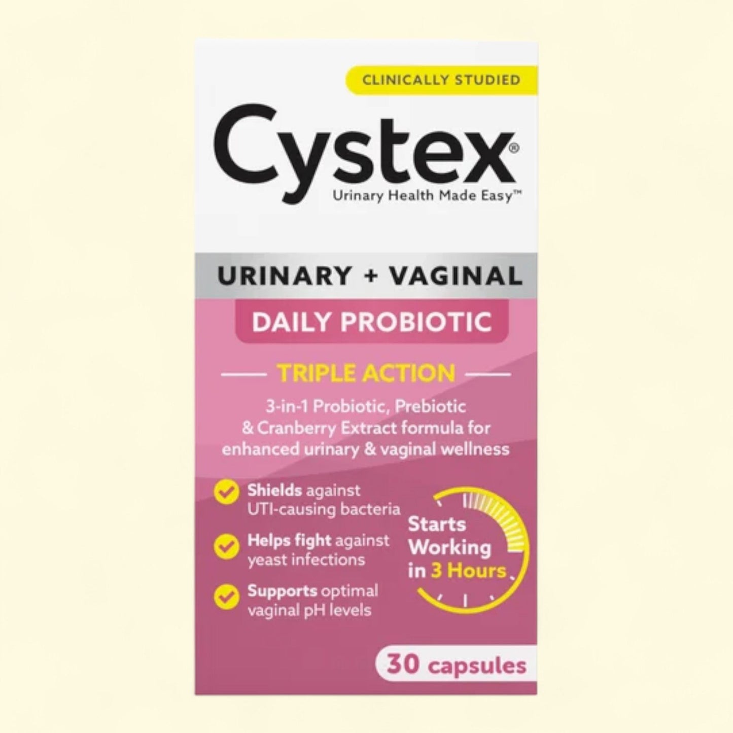 Cystex Urinary Probiotic, 30CT