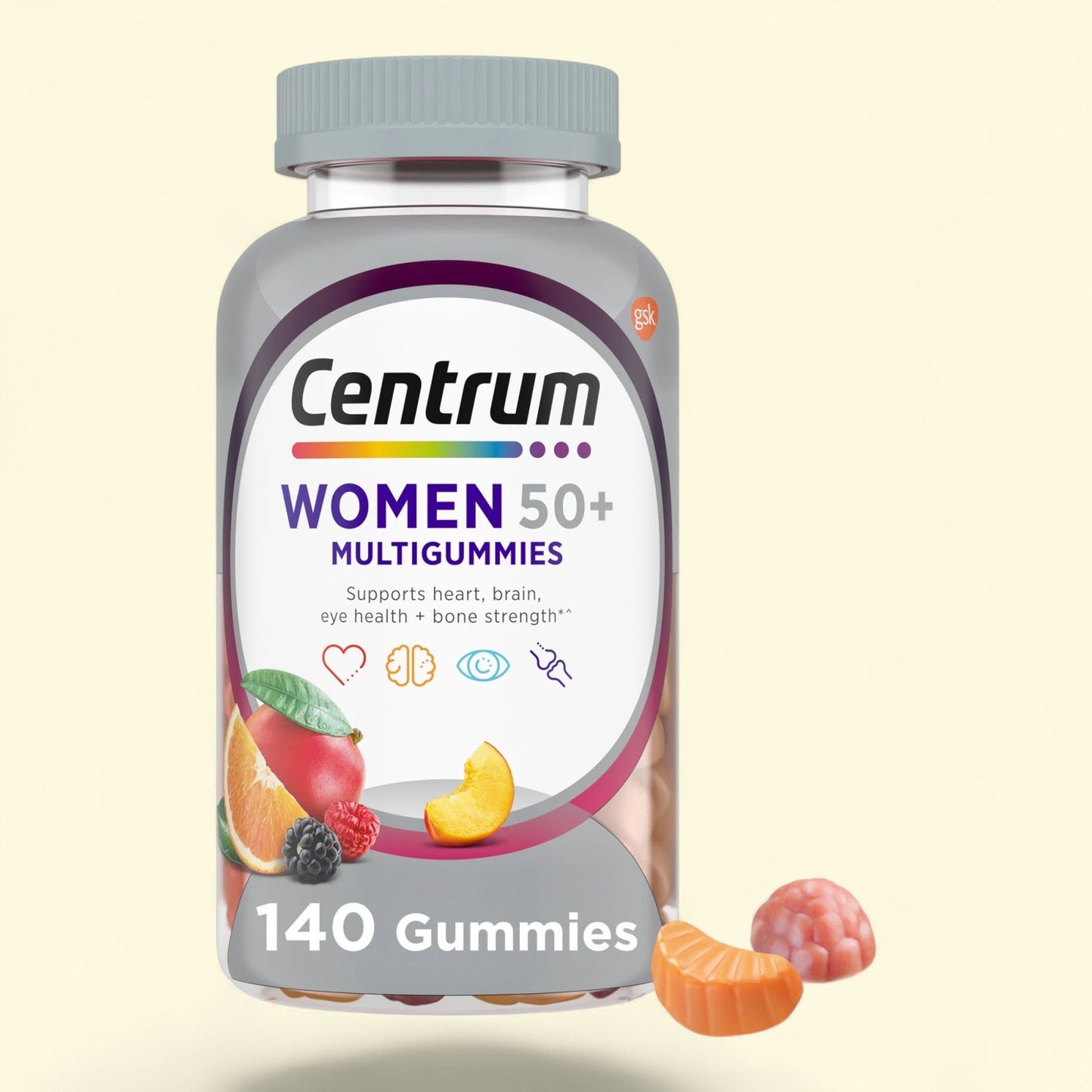 Centrum Multigummies Women's 50 Plus Gummy Multivitamin, 140 Ct