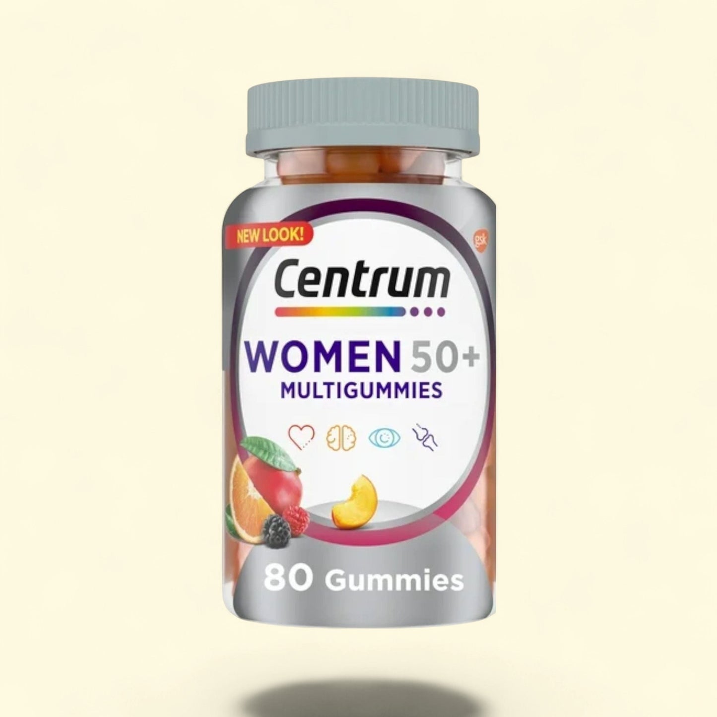 Centrum Multigummies Womens 50 Plus Gummy Multivitamin, 80 Count — authentic US product shipped worldwide by Treatspree