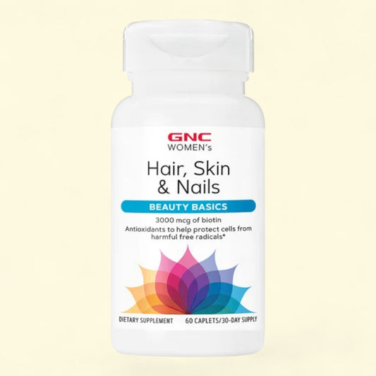 GNC Women's Hair, Skin and Nails with Biotin, 60 Caplets