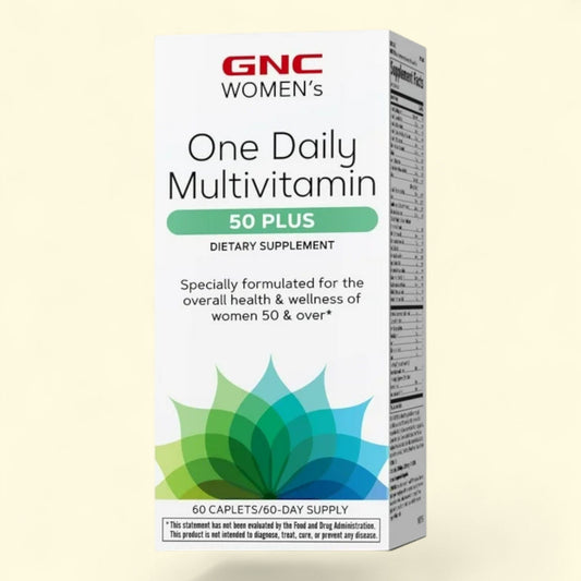 GNC One Daily Multivitamin 50 Plus, 60 comprimés