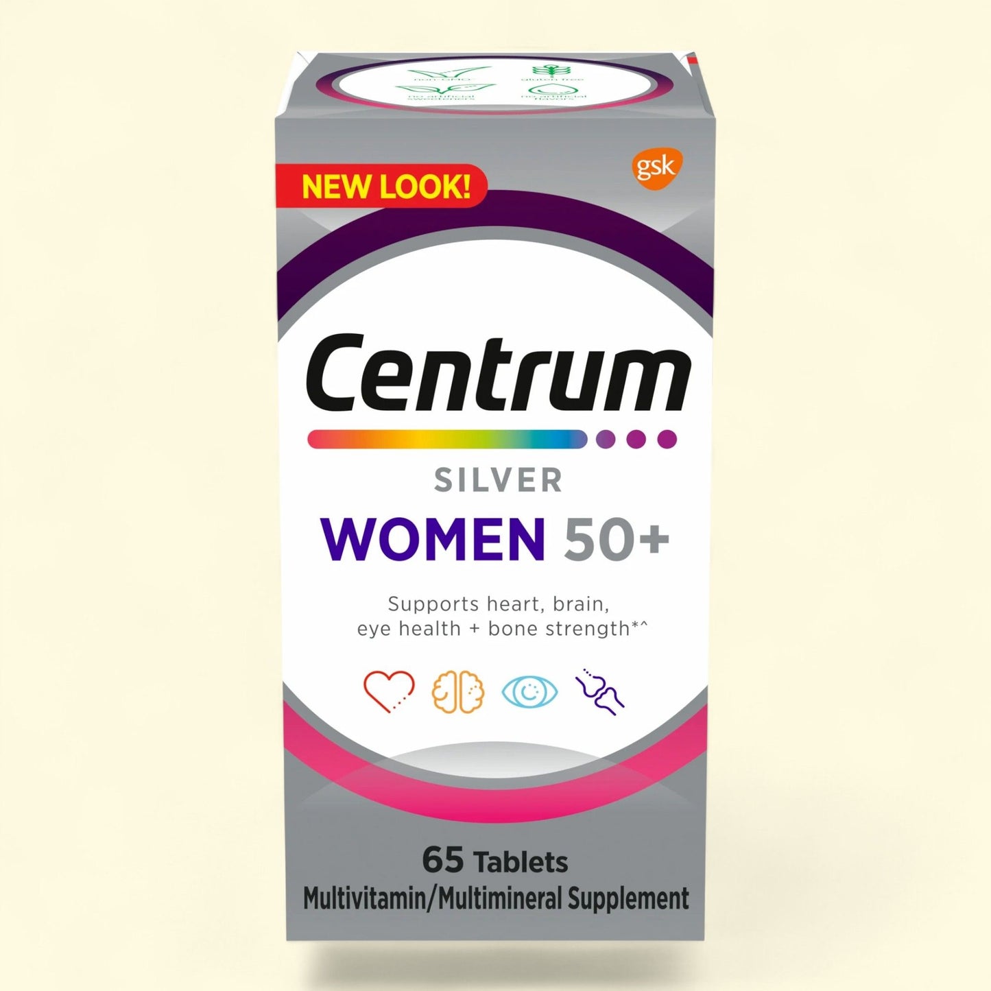 Centrum Silver Women's 50 Plus Multivitamin, 65 Count