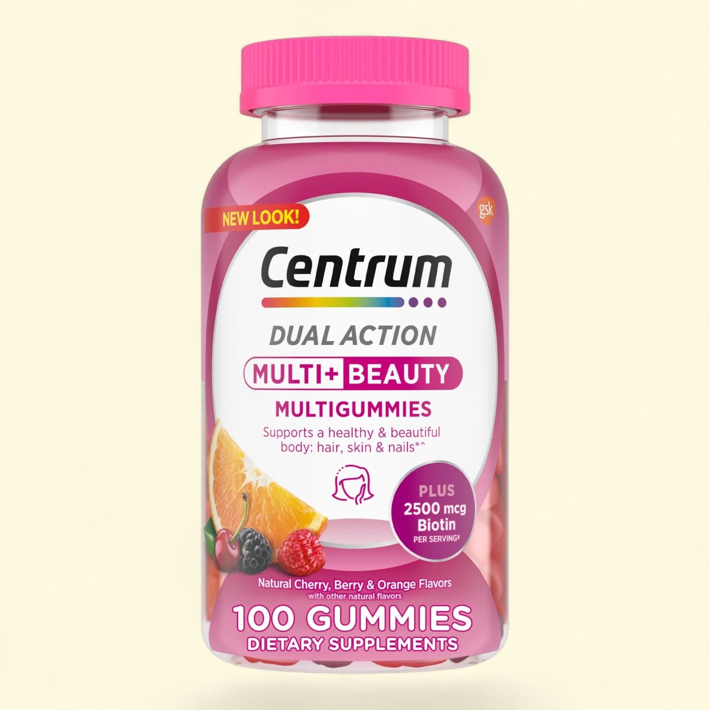 Centrum Multi Plus Beauty Gummy Multivitamin for Women, 100 Count — authentic US product shipped worldwide by Treatspree