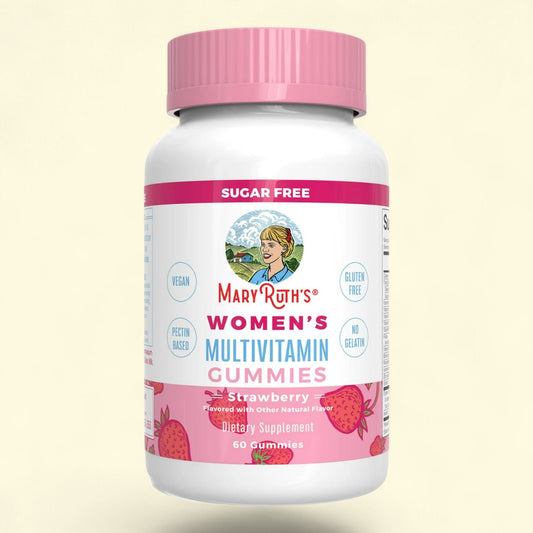 MaryRuth's Women's Multivitamin Gummies - Strawberry, Vitamin D3, Iodine, 60 Ct