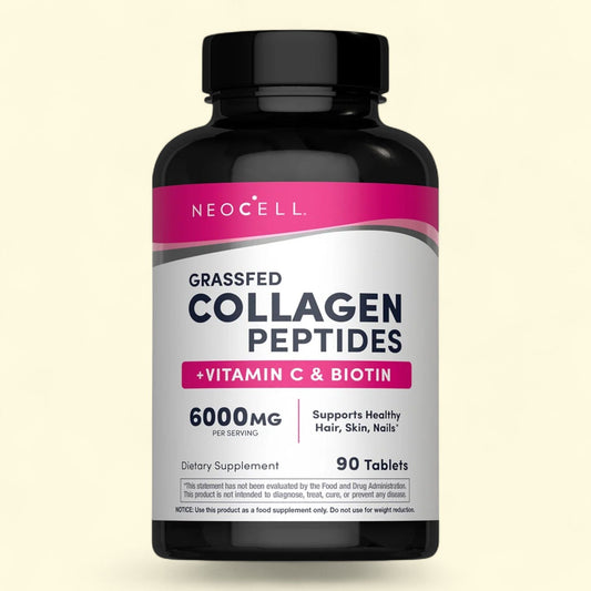 NeoCell Collagen Peptides + Vitamin C & Biotin 6000mg 90 Tablets