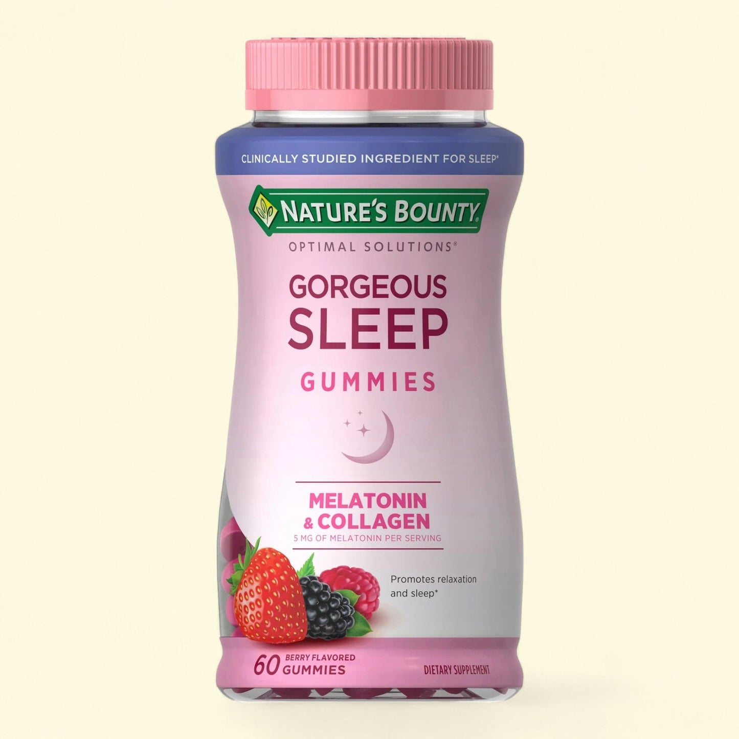 Nature's Bounty Optimal Solutions Gorgeous Sleep, 60 Gummies