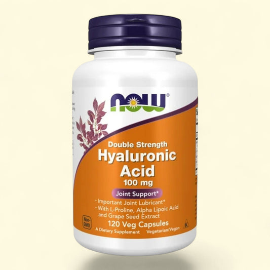 NOW Supplements, Hyaluronic Acid 100 mg, 120 Veg Capsules