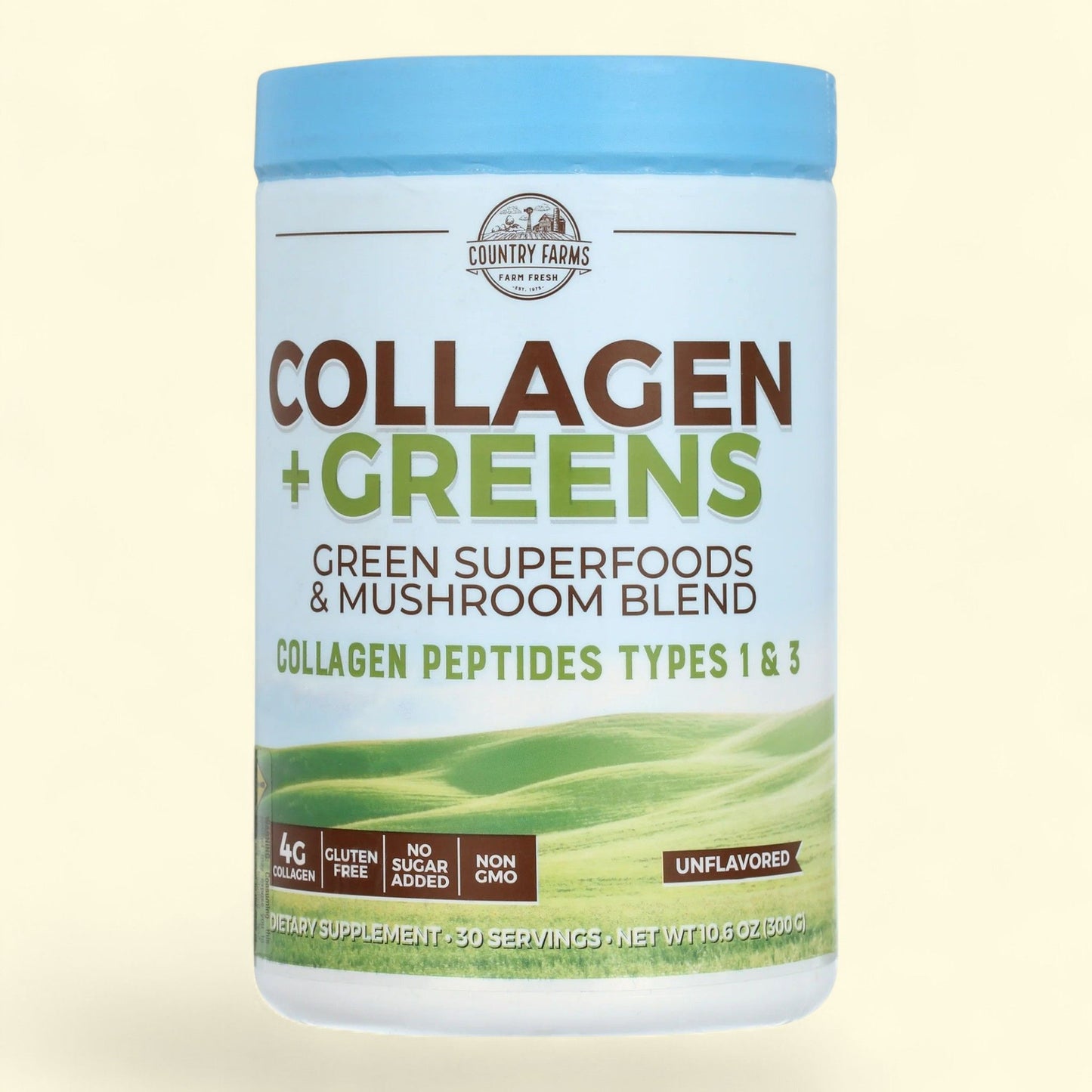 Country Farms Collagen + Greens Drink Mix, 10.6 oz.