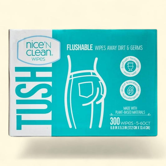 Nice 'N Clean Flushable Wet Wipes, 300 Wipes