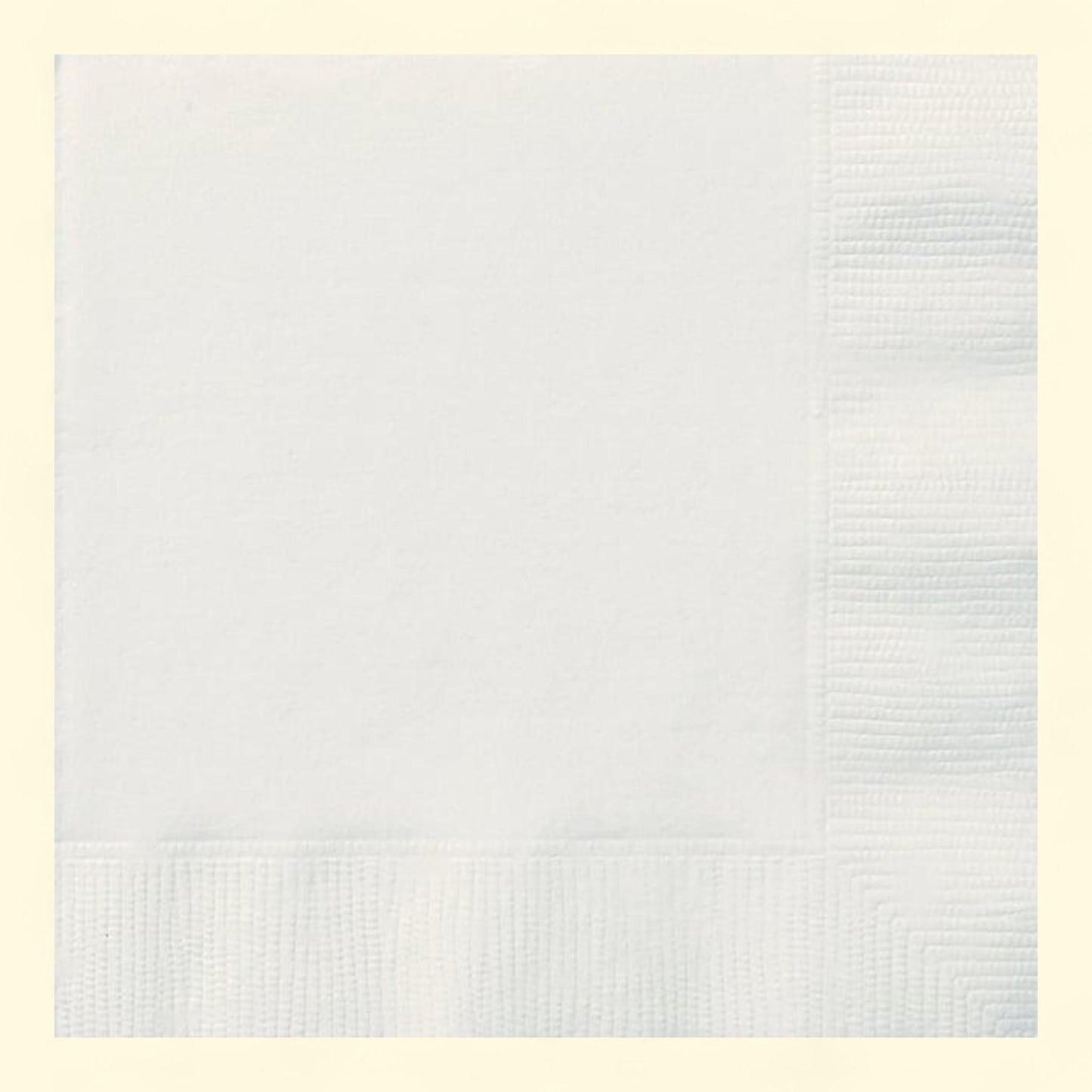Way To Celebrate Disposable White Paper Napkins, 6.5" x 6.5", 24 Count