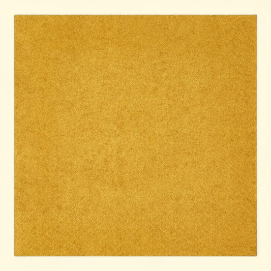 Way To Celebrate Disposable Gold Paper Napkins, 6.5" x 6.5", 24 Count