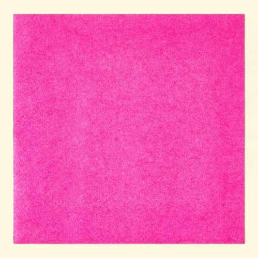 Way To Celebrate Disposable Neon Pink Paper Napkins, 6.5" x 6.5", 24 Count