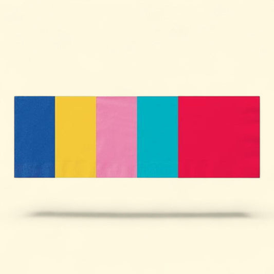 Way To Celebrate Disposable Paper Napkins, 6.5" x 6.5", 20 Count