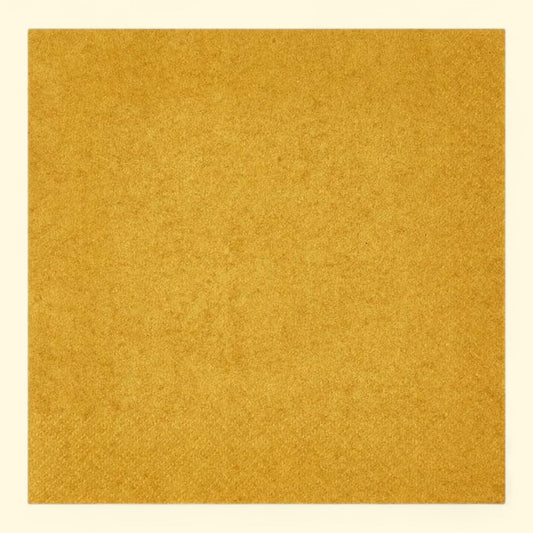 Way To Celebrate Disposable Gold Paper Napkins, 6.5" x 6.5", 75 Pieces