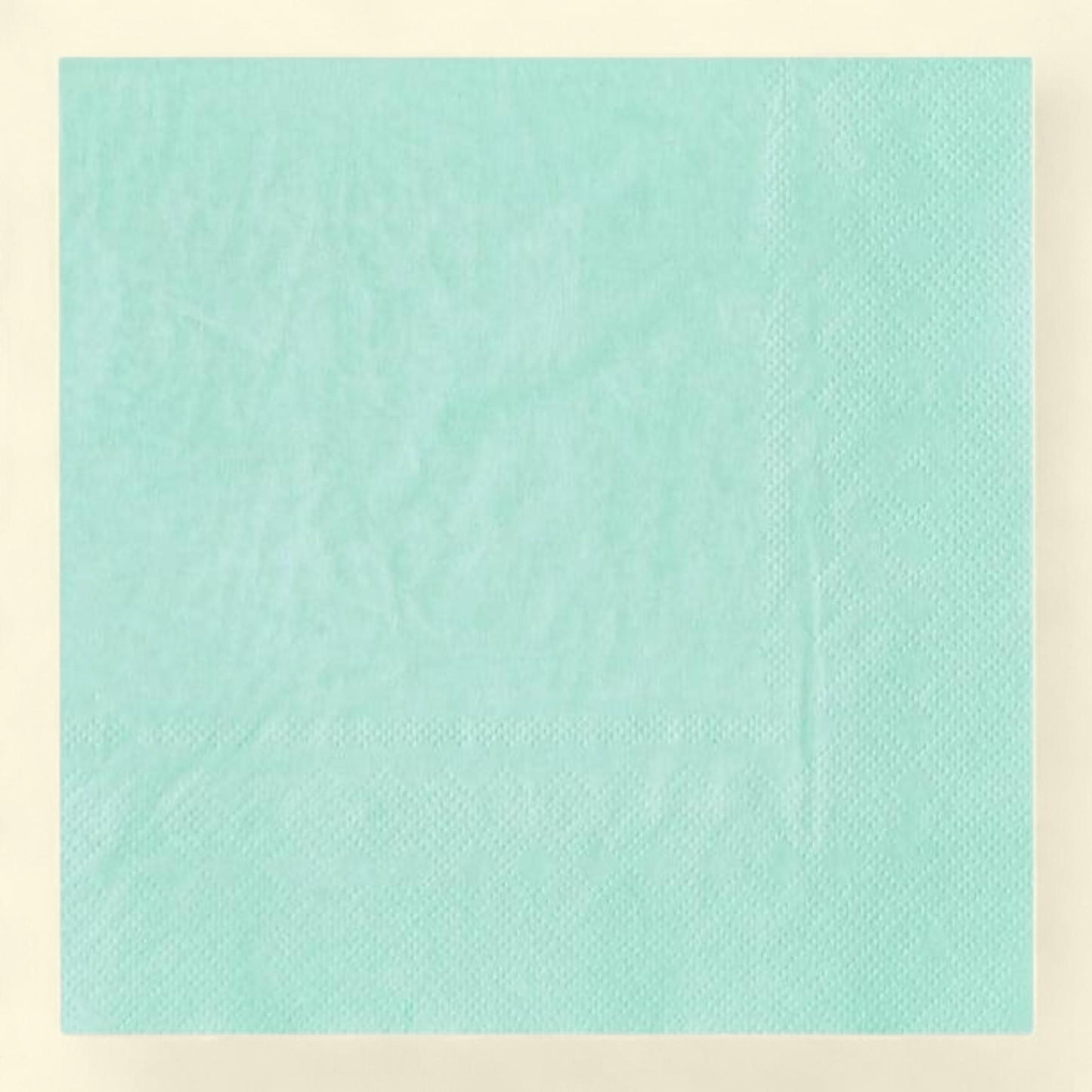 Way To Celebrate Disposable Mint Paper Napkins, 6.5" x 6.5", 24 Count