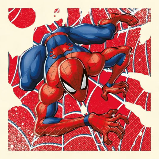 Spiderman Lunch Napkins, 16 Pack