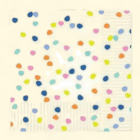 Festive Cocktail Napkins, 5x5, 20 Count