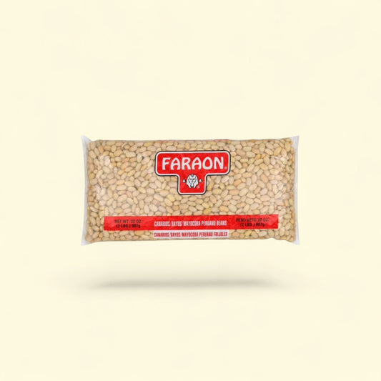 Faraon Canarios/Bayos/Mayocoba Peruano Beans, 32 oz — authentic US product shipped worldwide by Treatspree