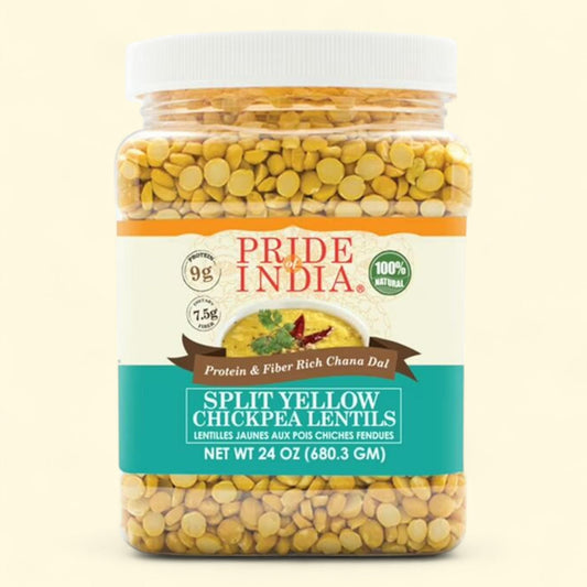 Lentilles de pois chiches jaunes fendues « Pride of India », 680 g