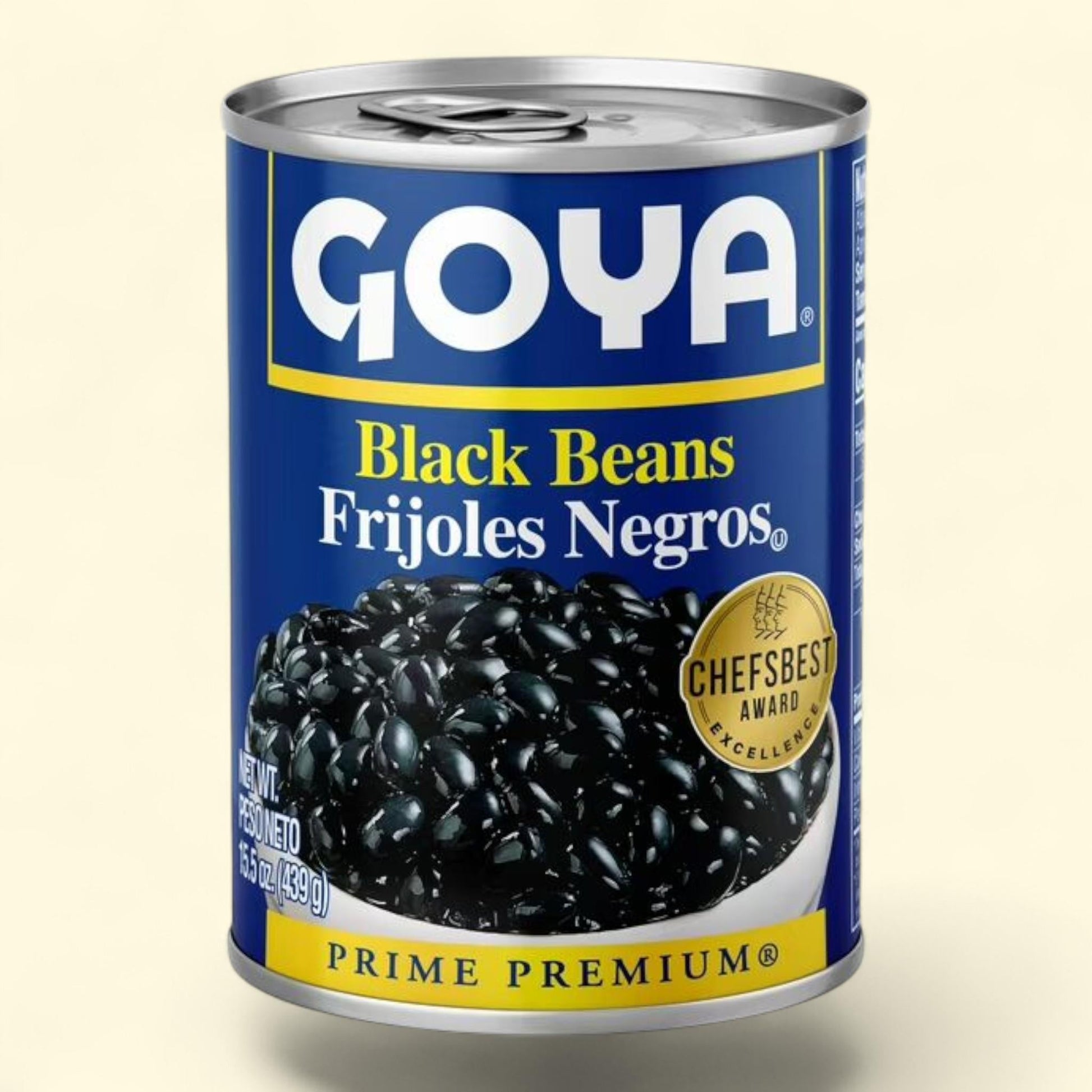 Goya Black Beans, 15.5 oz can — authentic US product shipped worldwide by Treatspree