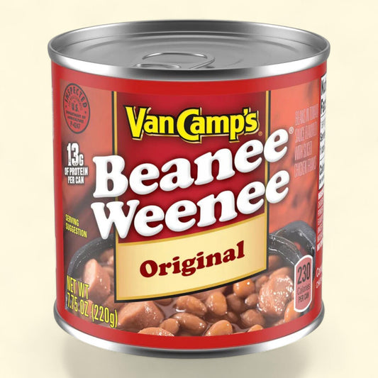 Van Camp's Beanee Weenee, Original, 7.75 oz — authentic US product shipped worldwide by Treatspree