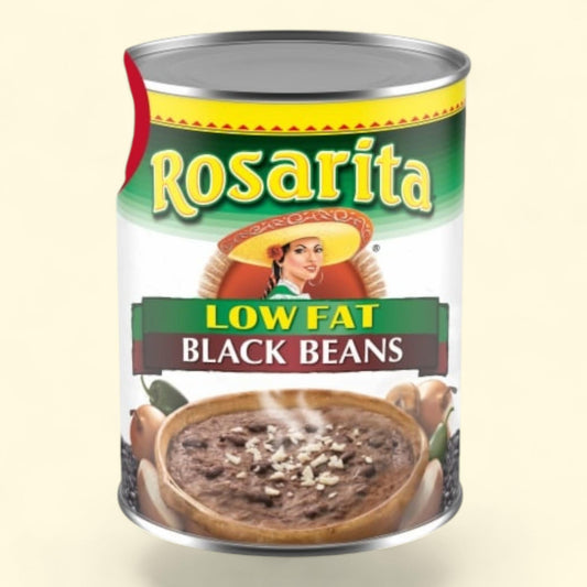 Rosarita Refried Black Beans, Low Fat, 16 oz.