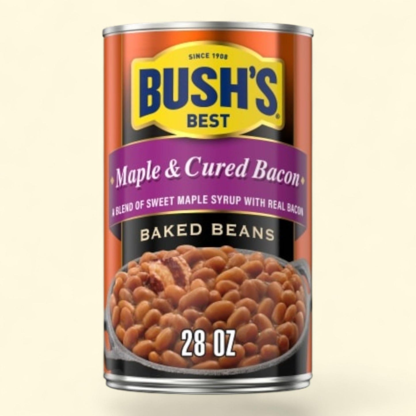 Bush's Maple & Cured Bacon Baked Beans, 28 oz