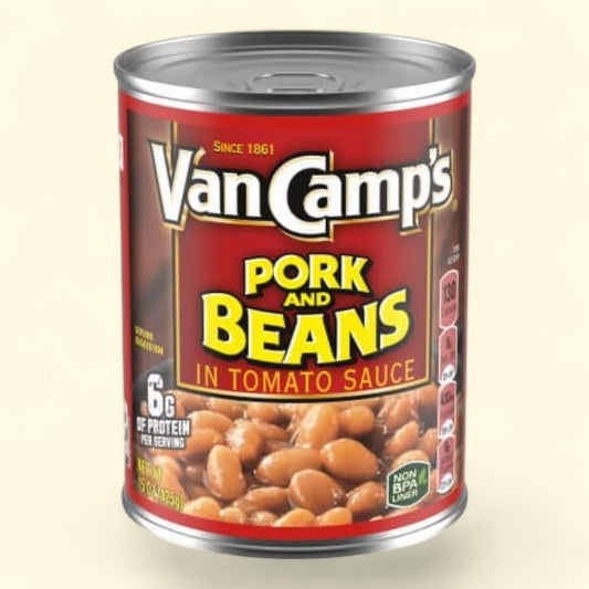 Van Camp's Pork And Beans, 15 oz — authentic US product shipped worldwide by Treatspree