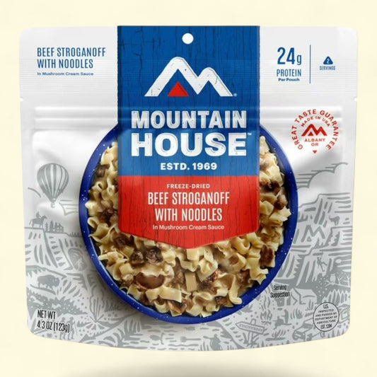 Mountain House Beef Stroganoff with Noodles, 2 Servings