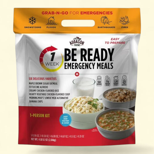 Augason Farms BE READY 1-Week 1-Person Emergency Food Supply