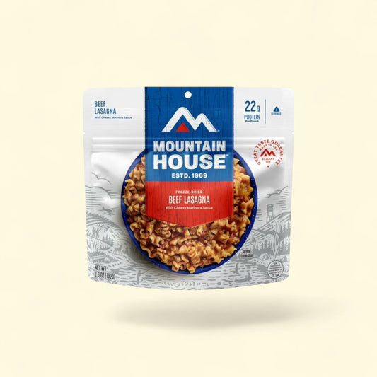 Mountain House Lasagna w/Meat Sauce, 2 Serving — authentic US product shipped worldwide by Treatspree