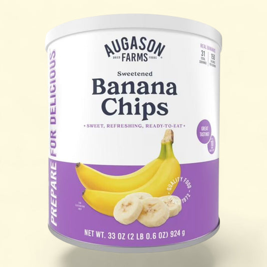 Augason Farms Freeze Dried Sliced Strawberries, 6.4 oz, No. 10 Can