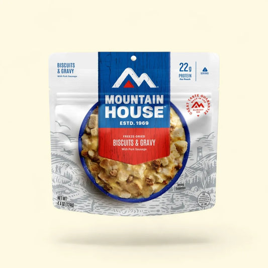 Mountain House Biscuits & Gravy, 2 Servings