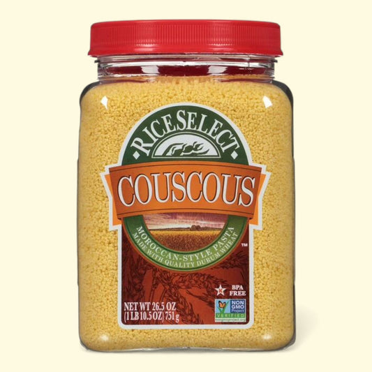 RiceSelect Couscous, Moroccan-Style Couscous, 26.5 oz Jar