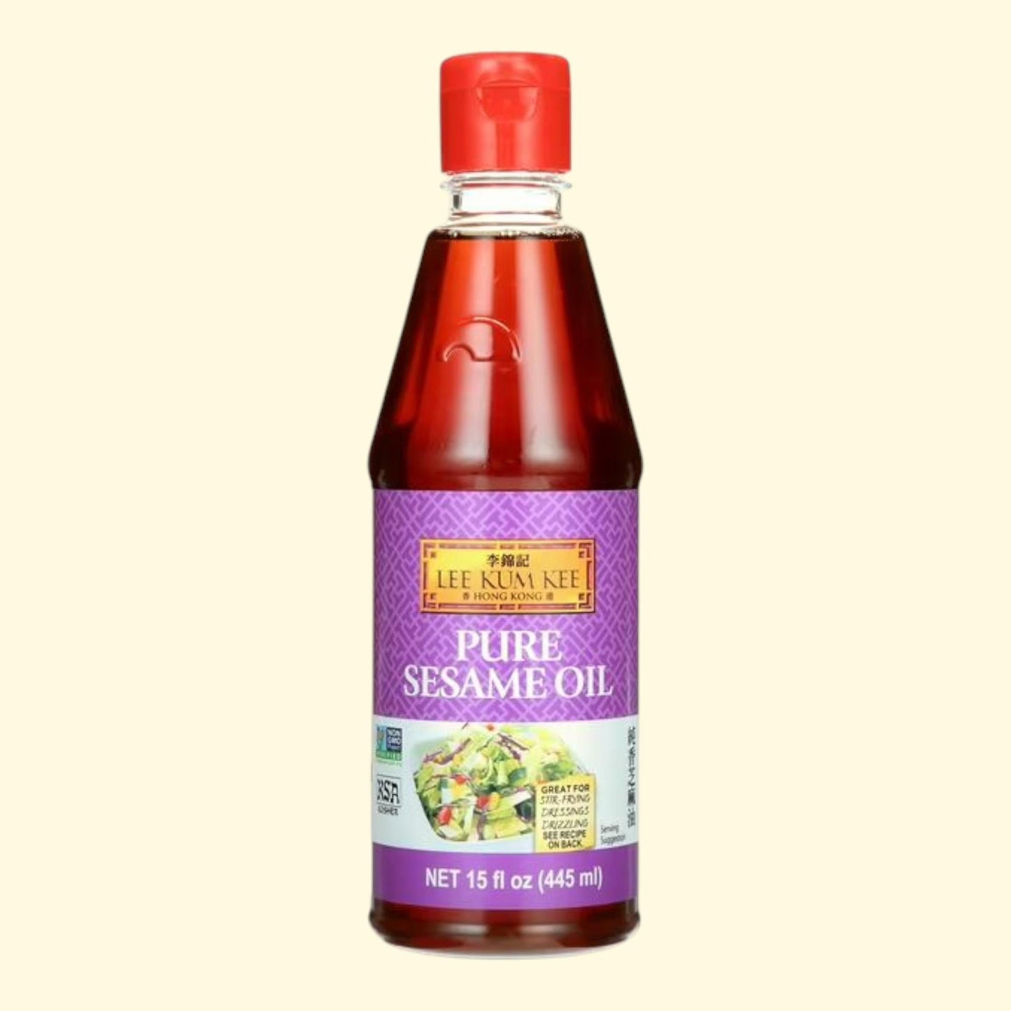 Lee Kum Kee Pure Sesame Oil, 15 oz