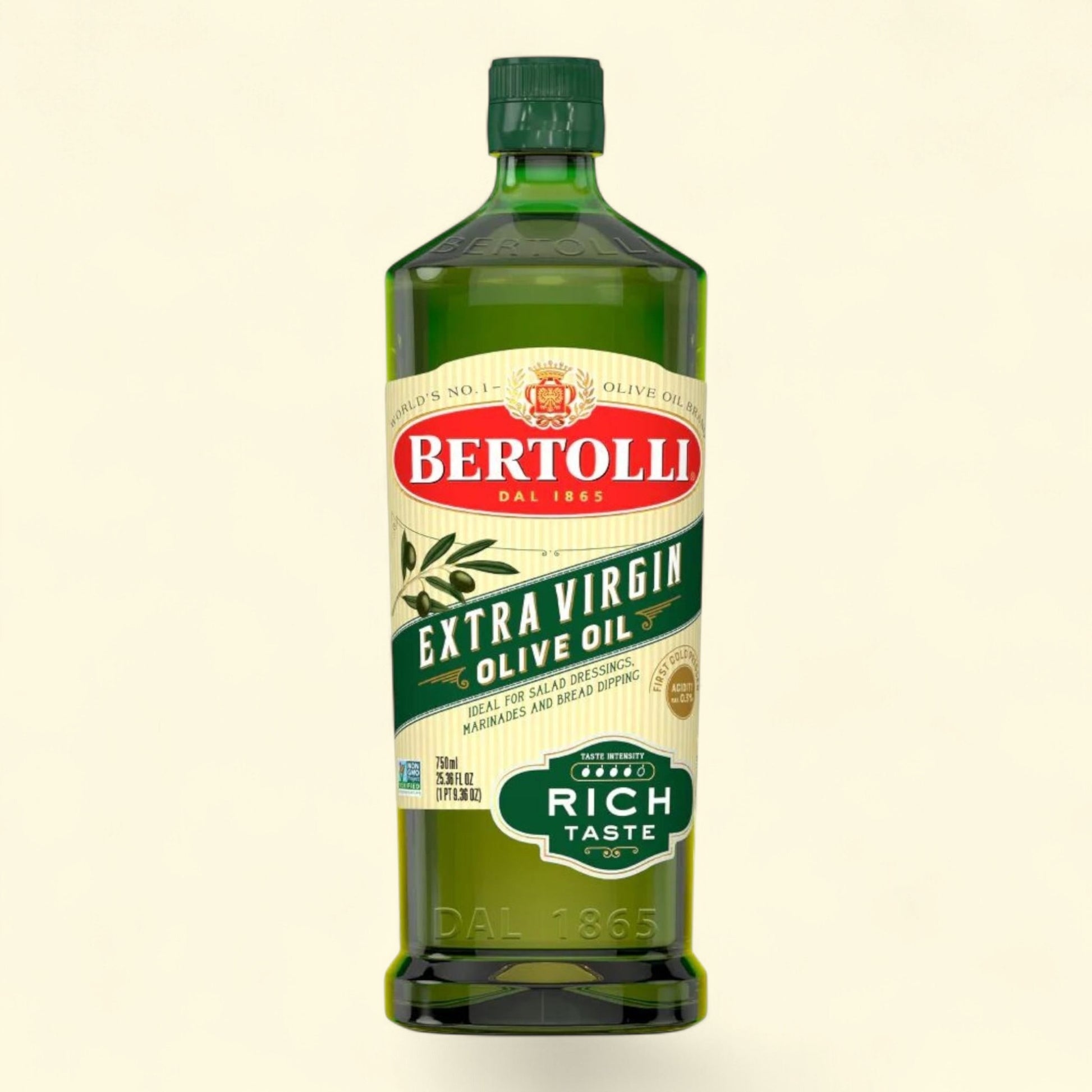 Bertolli Extra Virgin Olive Oil, 25.4oz — authentic US product shipped worldwide by Treatspree