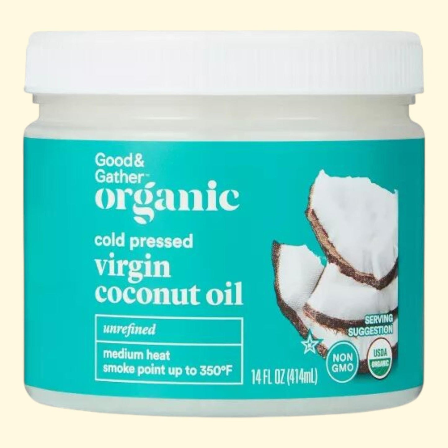 Good & Gather Organic Unrefined Virgin Coconut Oil, 14oz